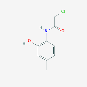 molecular formula C9H10ClNO2 B8678575 2-chloro-N-(2-hydroxy-4-methylphenyl)acetamide 