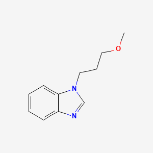 molecular formula C11H14N2O B8678583 1-(3-methoxypropyl)-1H-benzo[d]imidazole 