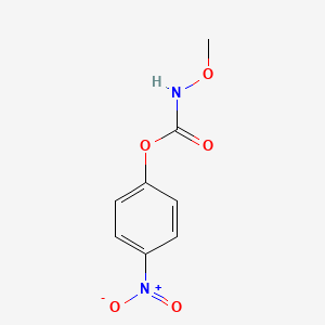 molecular formula C8H8N2O5 B8678609 4-Nitrophenyl methoxycarbamate 