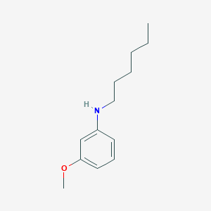 molecular formula C13H21NO B8678658 N-Hexyl-3-methoxyaniline CAS No. 72504-91-7