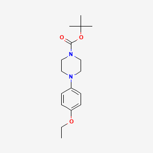 molecular formula C17H26N2O3 B8678724 1-(Tert-butyloxycarbonyl)-4-(4-ethoxyphenyl)piperazine 