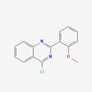 molecular formula C15H11ClN2O B8678734 4-Chloro-2-(2-methoxyphenyl)quinazoline 