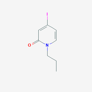 molecular formula C8H10INO B8678805 4-Iodo-N-propyl-2-pyridone 