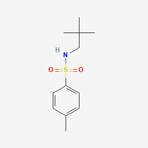 molecular formula C12H19NO2S B8678926 N-(2,2-Dimethylpropyl)-4-methylbenzene-1-sulfonamide CAS No. 88303-23-5