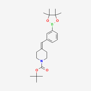 Tert-butyl 4-(3-(4,4,5,5-tetramethyl-1,3,2-dioxaborolan-2-yl)benzylidene)piperidine-1-carboxylate