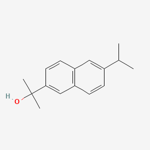 molecular formula C16H20O B8678960 2-(6-Propan-2-ylnaphthalen-2-yl)propan-2-ol CAS No. 83922-21-8