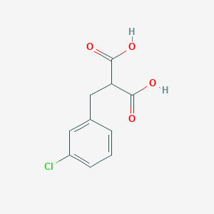 molecular formula C10H9ClO4 B8678967 2-(3-Chlorobenzyl)malonic acid 