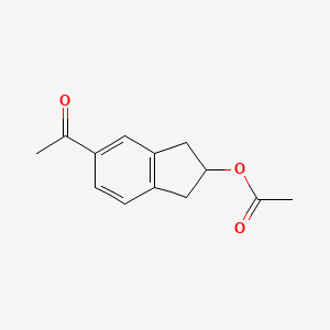 5-Acetyl-2,3-dihydro-1H-inden-2-yl acetate