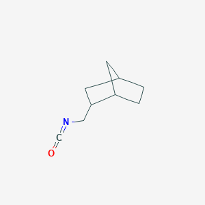 molecular formula C9H13NO B8678985 2-(Isocyanatomethyl)bicyclo[2.2.1]heptane CAS No. 14370-51-5