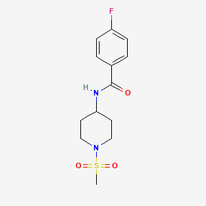 4-(4-Fluorobenzoylamino)-1-methylsulfonylpiperidine