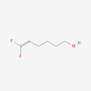 molecular formula C6H10F2O B8679071 6,6-Difluoro-5-hexen-1-ol CAS No. 136103-92-9