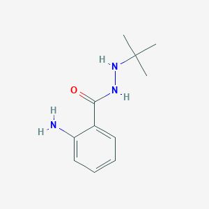 molecular formula C11H17N3O B8679102 2-Amino-N'-(tert-butyl)benzohydrazide 