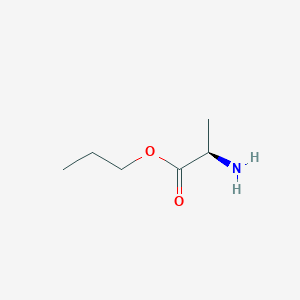 molecular formula C6H13NO2 B8679119 D-Alanine,propyl ester(9ci) 