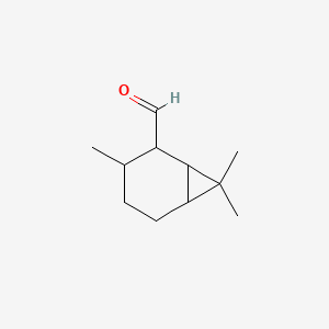 3,7,7-Trimethylbicyclo(4.1.0)heptane-2-carbaldehyde