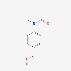 molecular formula C10H13NO2 B8679165 N-[4-(Hydroxymethyl)phenyl]-N-methylacetamide CAS No. 169114-06-1