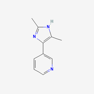 3-(2,5-dimethyl-1H-imidazol-4-yl)pyridine