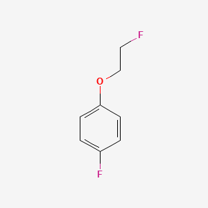 molecular formula C8H8F2O B8679214 1-Fluoro-4-(2-fluoroethoxy)benzene 