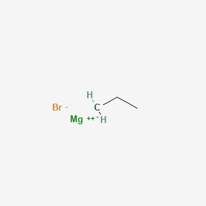 molecular formula C3H7BrMg B8679215 magnesium;propane;bromide 