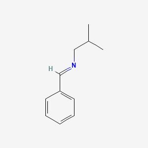 molecular formula C11H15N B8679253 1-Propanamine, 2-methyl-N-(phenylmethylene)- CAS No. 6852-57-9