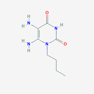 molecular formula C8H14N4O2 B8679294 1-Butyl-5,6-diaminouracil 