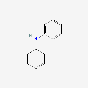 B8679314 N-(Cyclohex-3-en-1-yl)aniline CAS No. 68234-27-5
