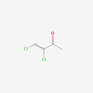 molecular formula C4H4Cl2O B8679351 3,4-Dichlorobut-3-EN-2-one CAS No. 91157-97-0