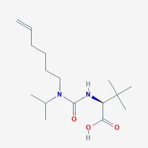 molecular formula C16H30N2O3 B8679361 N-[(Hex-5-en-1-yl)(propan-2-yl)carbamoyl]-3-methyl-L-valine CAS No. 923591-49-5