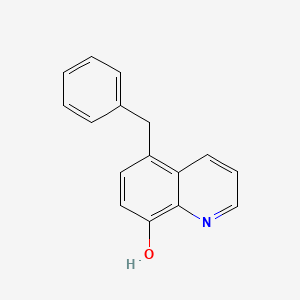 molecular formula C16H13NO B8679375 8-Quinolinol, 5-benzyl- CAS No. 6954-93-4