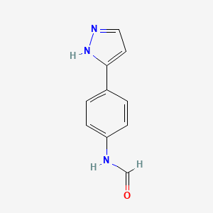 N-[4-(pyrazol-3-yl)-phenyl]-formamide
