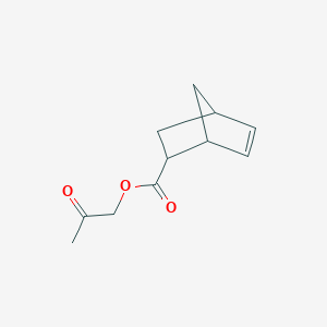 molecular formula C11H14O3 B8679470 2-Oxopropyl bicyclo[2.2.1]hept-5-ene-2-carboxylate CAS No. 918440-46-7