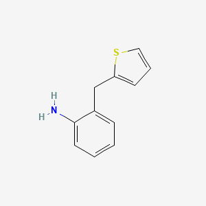 molecular formula C11H11NS B8679495 2-(2-Aminobenzyl)-thiophene 