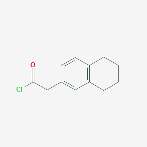 molecular formula C12H13ClO B8679509 (5,6,7,8-Tetrahydronaphthalen-2-yl)acetyl chloride CAS No. 16233-41-3