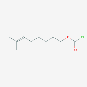 molecular formula C11H19ClO2 B8679536 Citronellyl chloroformate CAS No. 58906-73-3