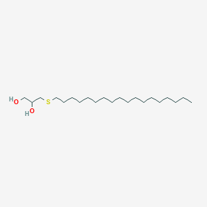 B8679552 3-Octadecylsulfanylpropane-1,2-diol CAS No. 7400-44-4