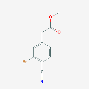 methyl 2-(3-bromo-4-cyanophenyl)acetate