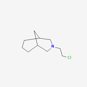 molecular formula C10H18ClN B8679599 3-(2-Chloroethyl)-3-azabicyclo[3.3.1]nonane CAS No. 87942-52-7