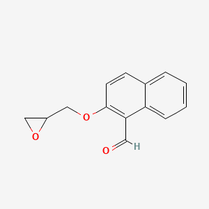 molecular formula C14H12O3 B8679632 2-(Glycidyloxy)-1-naphthaldehyde 