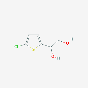molecular formula C6H7ClO2S B8679770 1(5-Chloro-2-thienyl)-1,2-ethanediol 
