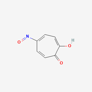 molecular formula C7H5NO3 B8679788 5-Nitrosotropolone CAS No. 2297-94-1