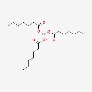 molecular formula C21H39CrO6 B8679809 Chromium(3+) heptanoate CAS No. 68957-69-7
