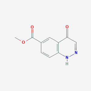 molecular formula C10H8N2O3 B8679812 Methyl 4-oxo-1,4-dihydrocinnoline-6-carboxylate 