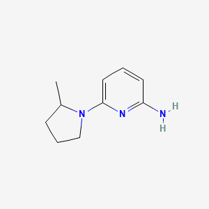 molecular formula C10H15N3 B8679833 6-(2-Methylpyrrolidin-1-yl)pyridin-2-amine 