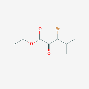 molecular formula C8H13BrO3 B8679855 Ethyl 3-bromo-4-methyl-2-oxopentanoate 