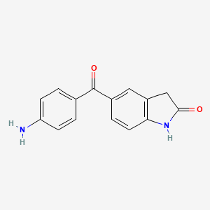 5-(4-Amino-benzoyl)-1,3-dihydro-indol-2-one