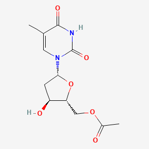 molecular formula C12H16N2O6 B8679939 Thymidine acetate CAS No. 35898-31-8