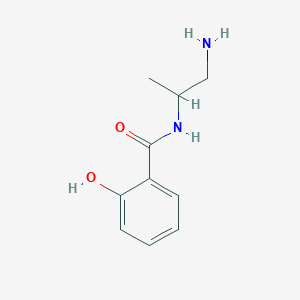 molecular formula C10H14N2O2 B8680073 N-(1-aminopropan-2-yl)-2-hydroxybenzamide 
