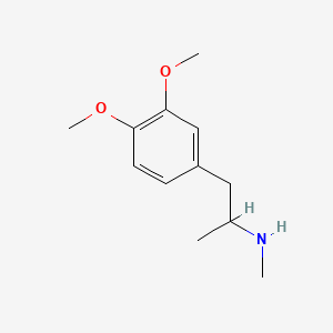 molecular formula C12H19NO2 B8680141 Dimethoxymethamphetamine CAS No. 33236-61-2