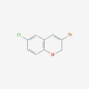 molecular formula C9H6BrClO B8680170 3-bromo-6-chloro-2H-chromene CAS No. 122323-08-4