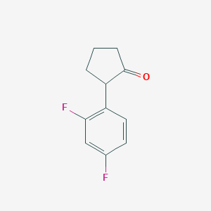 2-(2,4-Difluorophenyl)cyclopentanone