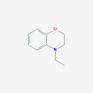 molecular formula C10H13NO B8680512 4-Ethyl-3,4-dihydro-2H-1,4-benzooxazine 